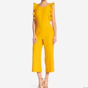 free press mustard yellow jumpsuit